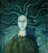Czeslaw Gorski - Medusa II - Ölgemälde Malarstwo